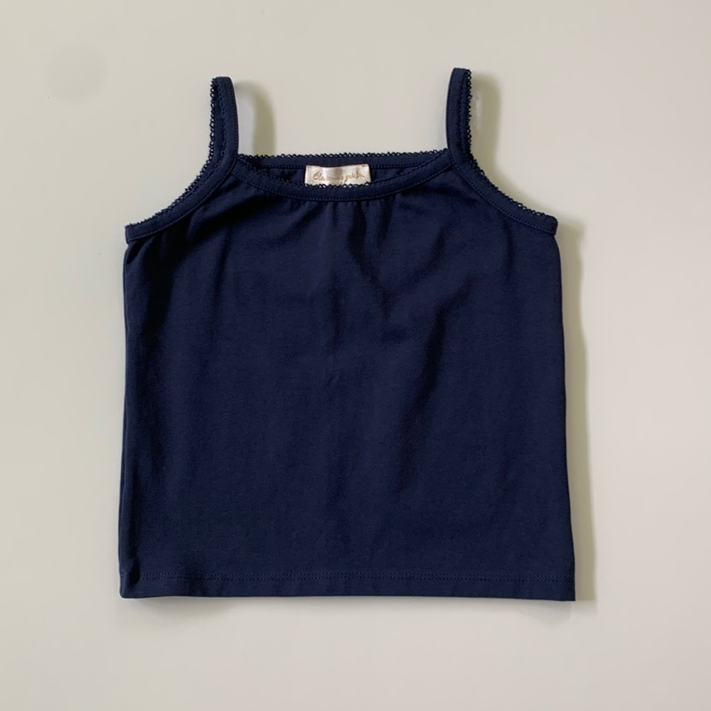 Bleu Comme Gris Paris Tank 4Y EUC